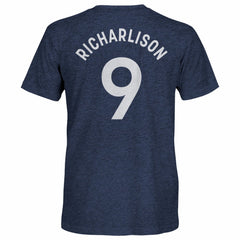 Richarlison Tottenham Hotspur 1863FC Player Name & Number Twisted Tri-Blend Slub T-Shirt Sale - Heather Navy 