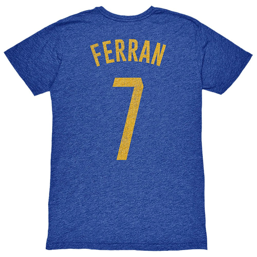 Ferran Torres Barcelona 1863FC Player Name & Number Twisted Tri-Blend Slub T-Shirt on sale - Heather Royal 