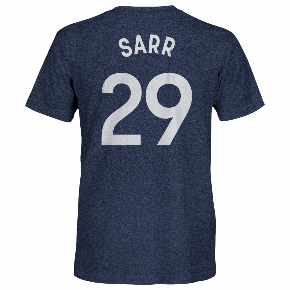 Pape Matar Sarr Tottenham Hotspur 1863FC Player Name & Number Twisted Tri-Blend Slub T-Shirt Sale - Heather Navy 