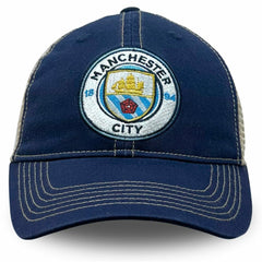 Manchester City 1863FC Trucker Adjustable Hat Discount - Navy 