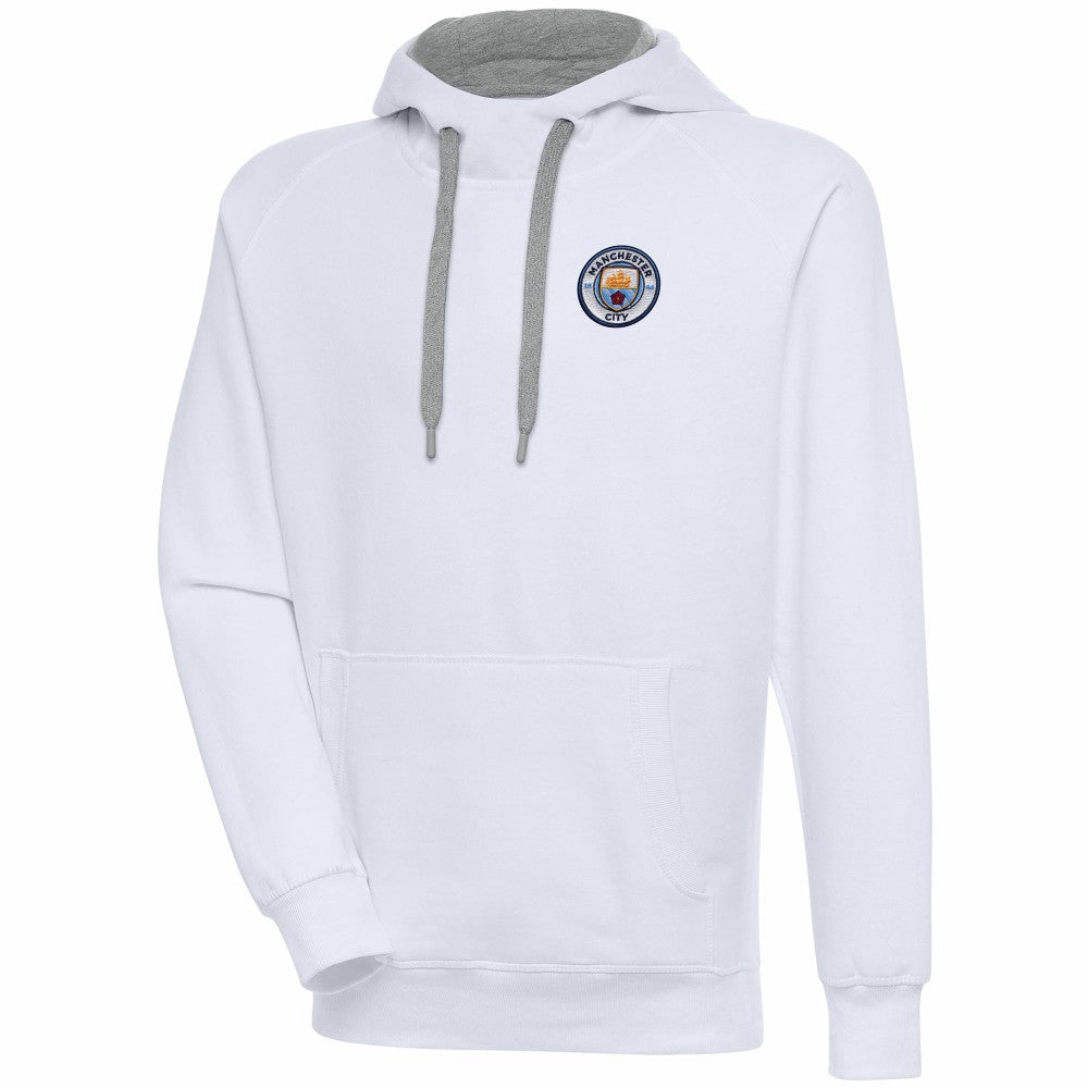 Manchester City Takeover Pullover Hoodie Discount - White 