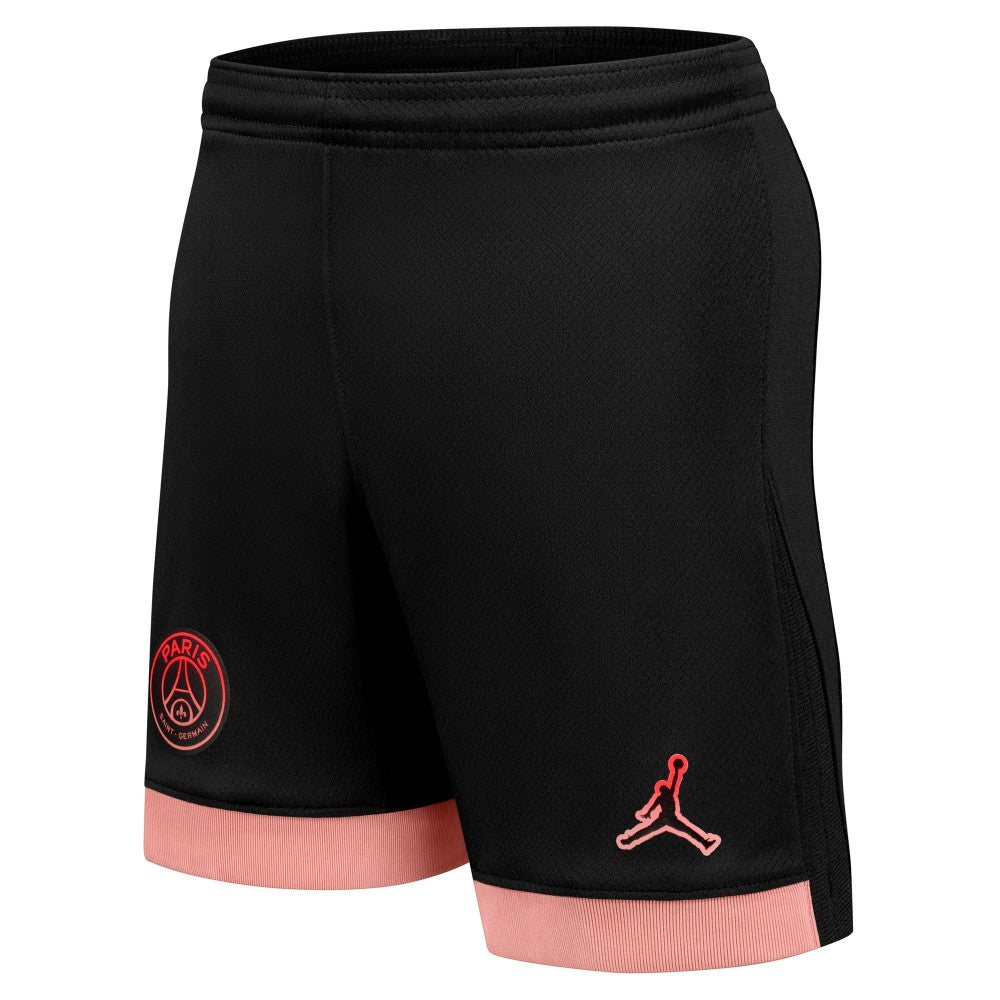 Paris Saint-Germain Jordan Brand Youth 2024/25 Third Stadium Shorts on sale - Black 