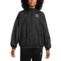 Paris Saint-Germain Women's  Essential Windrunner Full-Zip Jacket on sale - Black 