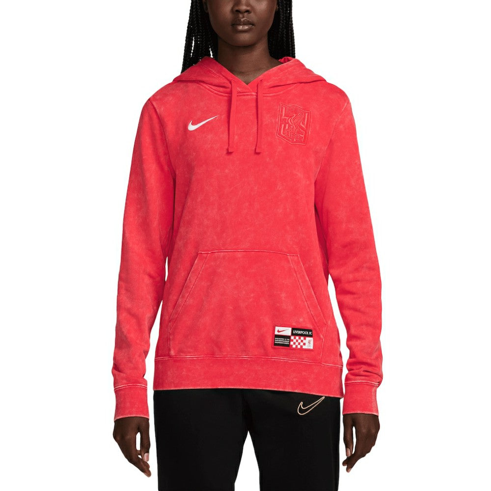 Liverpool Women's 2024/25 Third Club Fleece Pullover Hoodie Discount - Red 