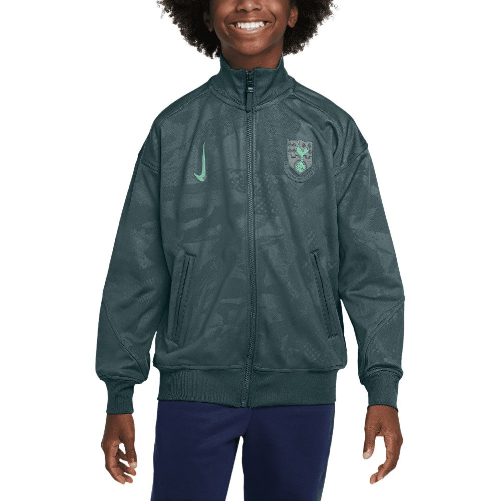 Tottenham Hotspur Youth 2024/25 Third Academy Pro Anthem Full Zip Jacket Sale - Green 