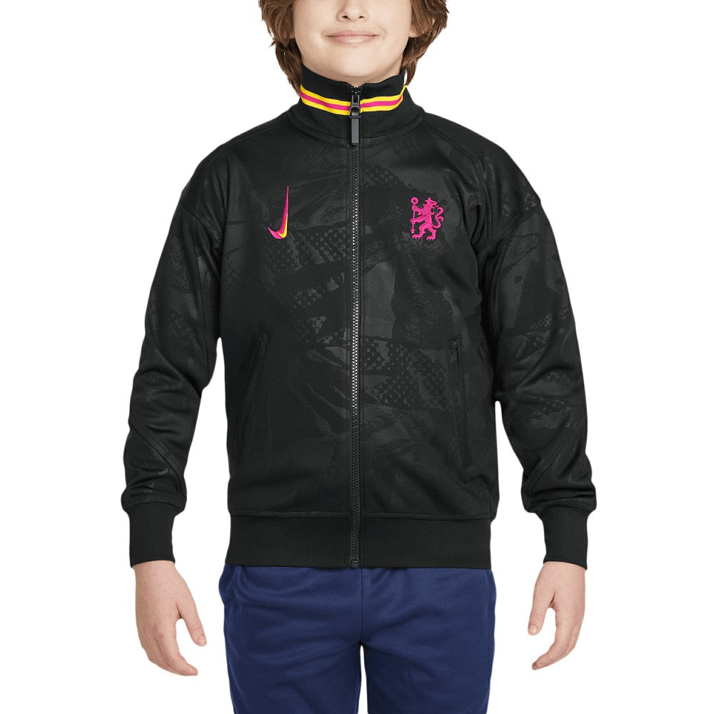 Chelsea Youth 2024/25 Third Academy Pro Anthem Full Zip Jacket  Discount - Black 