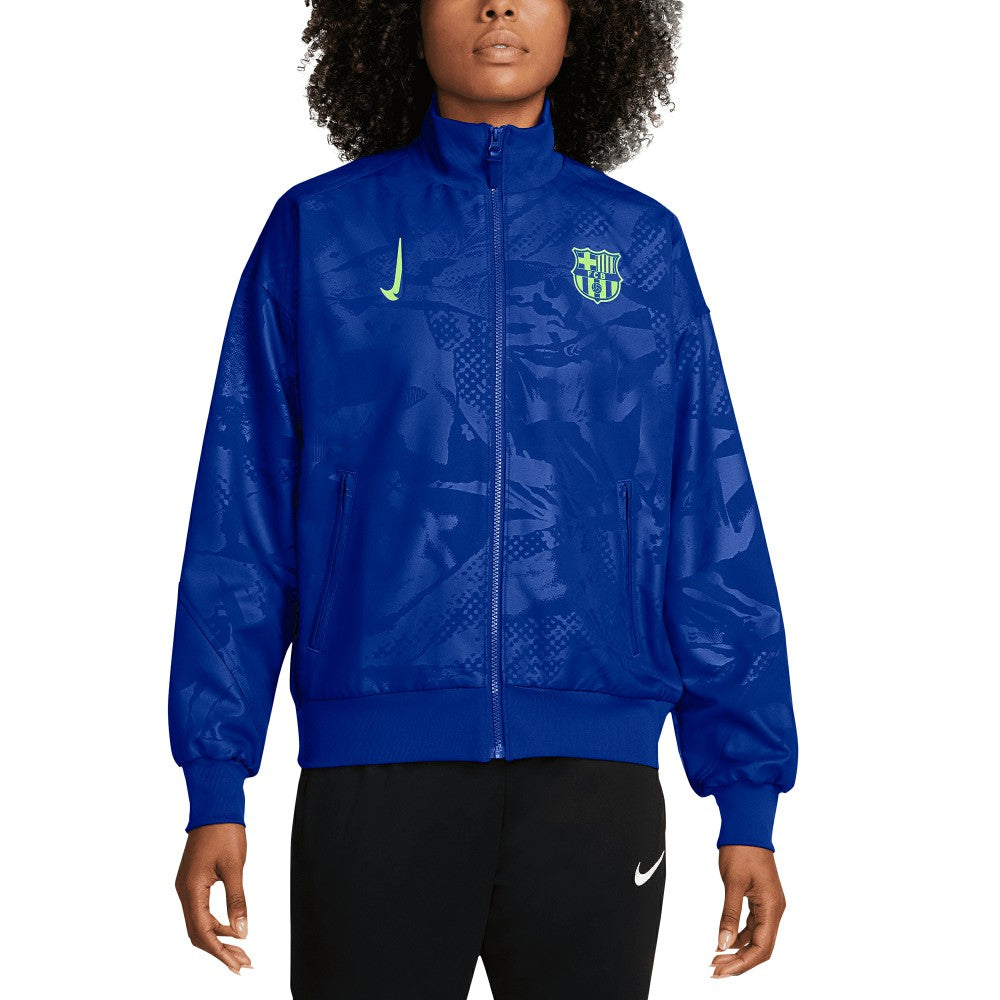 Barcelona Women's 2024/25 Third Strike Anthem Performance Full-Zip Jacket on sale - Royal 