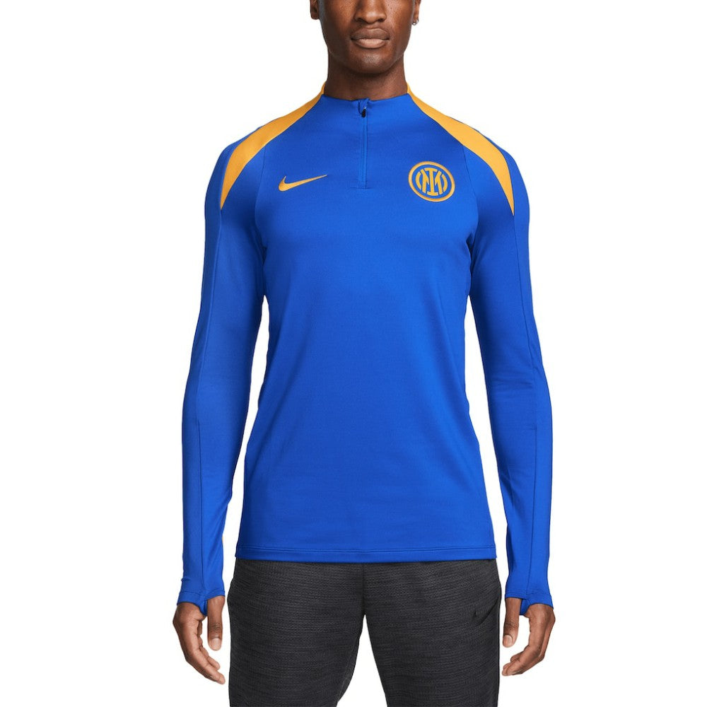 Inter Milan 2024/25 Third Strike Drill Performance Quarter-Zip Pullover Top Discount - Blue 