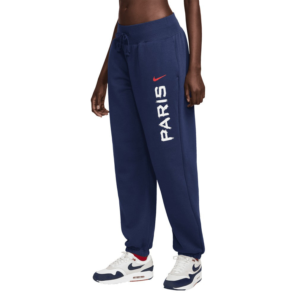 Paris Saint-Germain Women's Phoenix Fleece Pants on sale - Navy 
