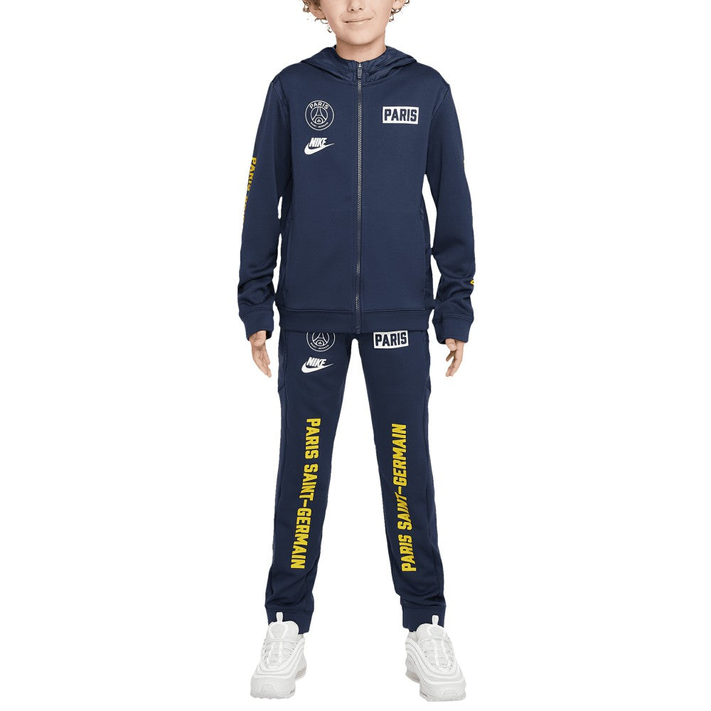Paris Saint-Germain Youth Woven Track Suit on sale - Navy 
