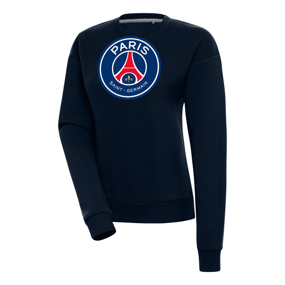 Paris Saint-Germain Women's Takeover Crewneck Pullover Sweatshirt on sale - Navy 