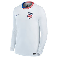 USMNT 2024 Home Replica Long Sleeve Jersey on sale - White 