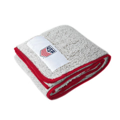 USMNT Logo Brands 60'' x 50'' Frosty Fleece Blanket 