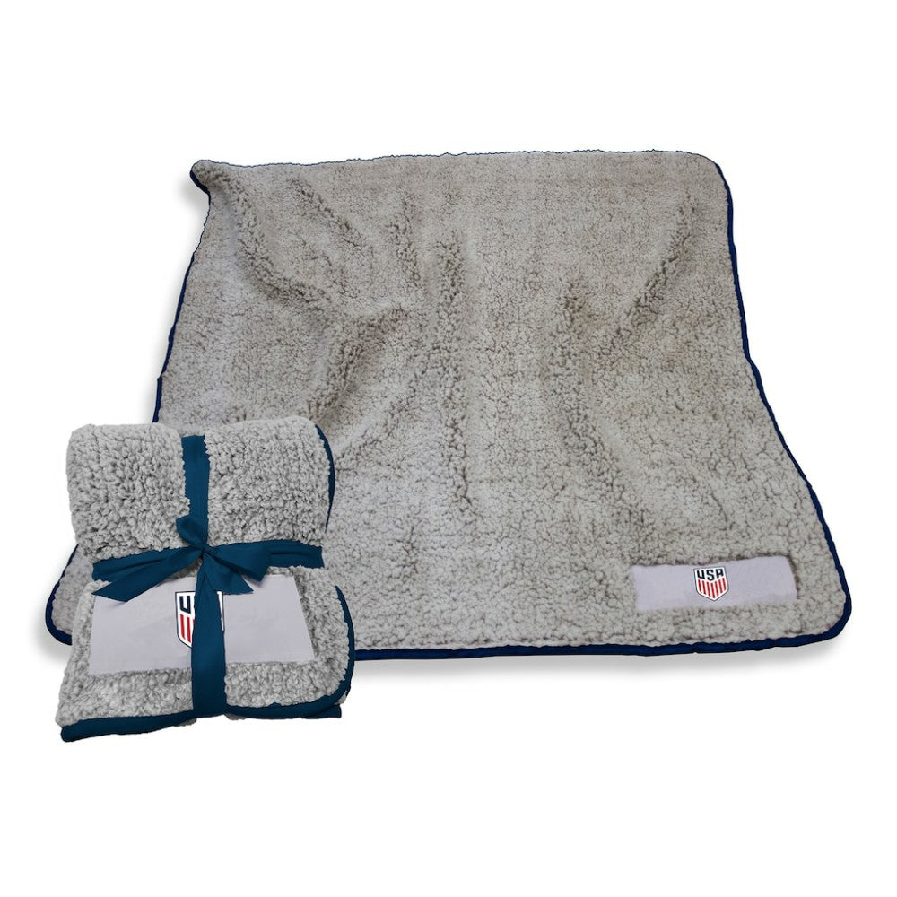 USMNT Logo Brands 60'' x 50'' Frosty Fleece Blanket 