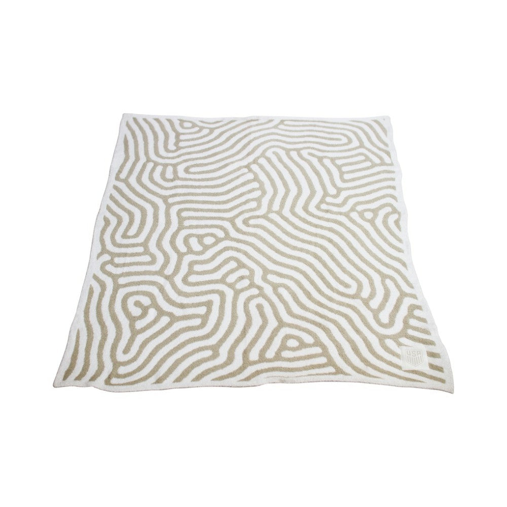USMNT Logo Brands 50" x 60" Luxe Dreams Throw Blanket 