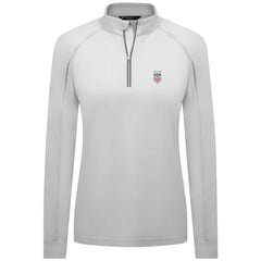 USWNT Levelwear Women's Kinetic Insignia Quarter-Zip Pullover on sale - White 