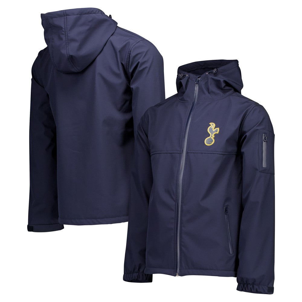 Tottenham Hotspur Three-Layer Full-Zip Hoodie Jacket Sale - Navy 