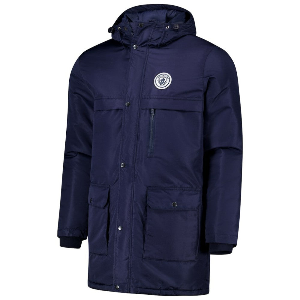 Manchester City Winter Field Park Full-Zip Hoodie Jacket Discount - Navy 