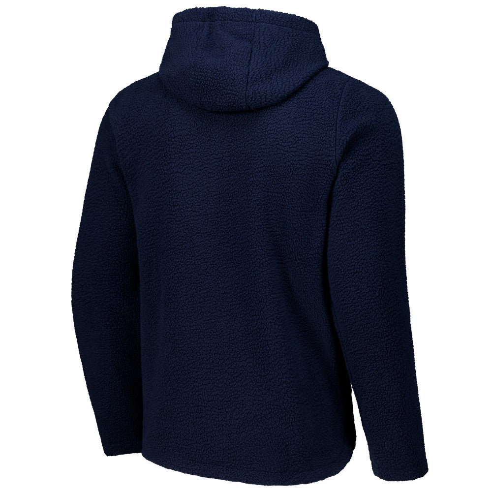 Barcelona Sherpa Full-Zip Hoodie Jacket on sale - Navy 