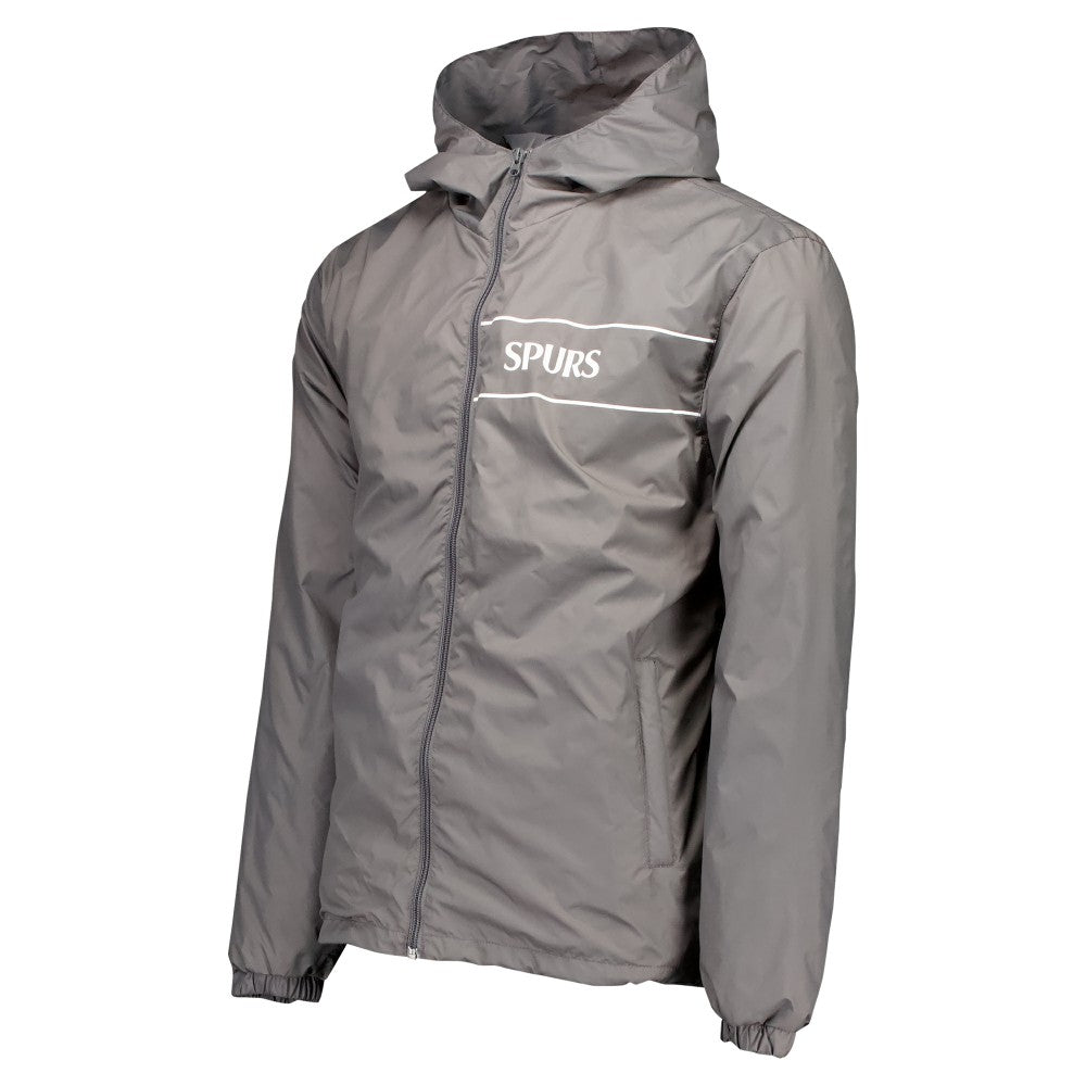 Tottenham Hotspur Home Match Hoodie Full-Zip Windbreaker Jacket Sale - Gray 