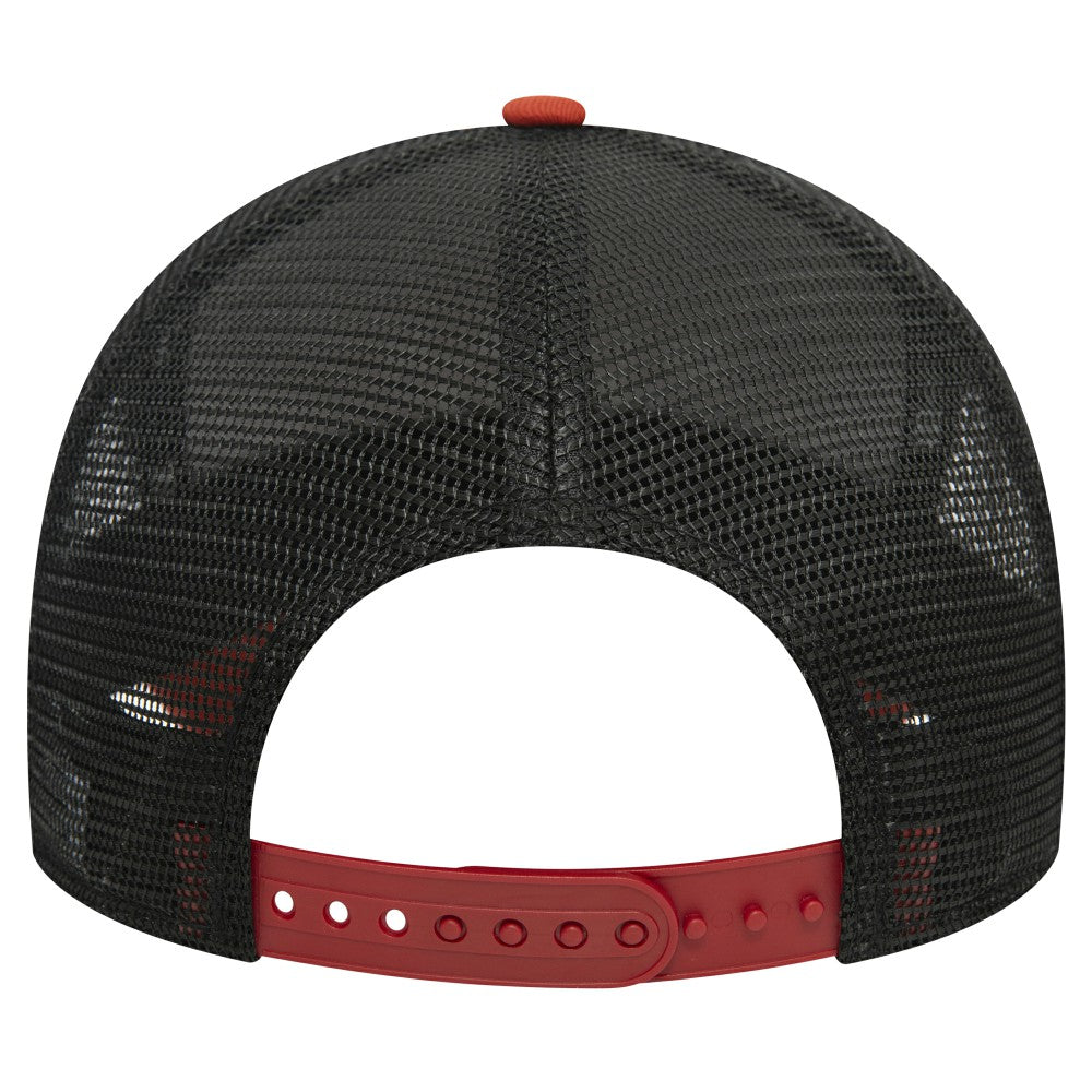 AC Milan New Era 9FORTY A-Frame Trucker Adjustable Hat on sale - Brown 