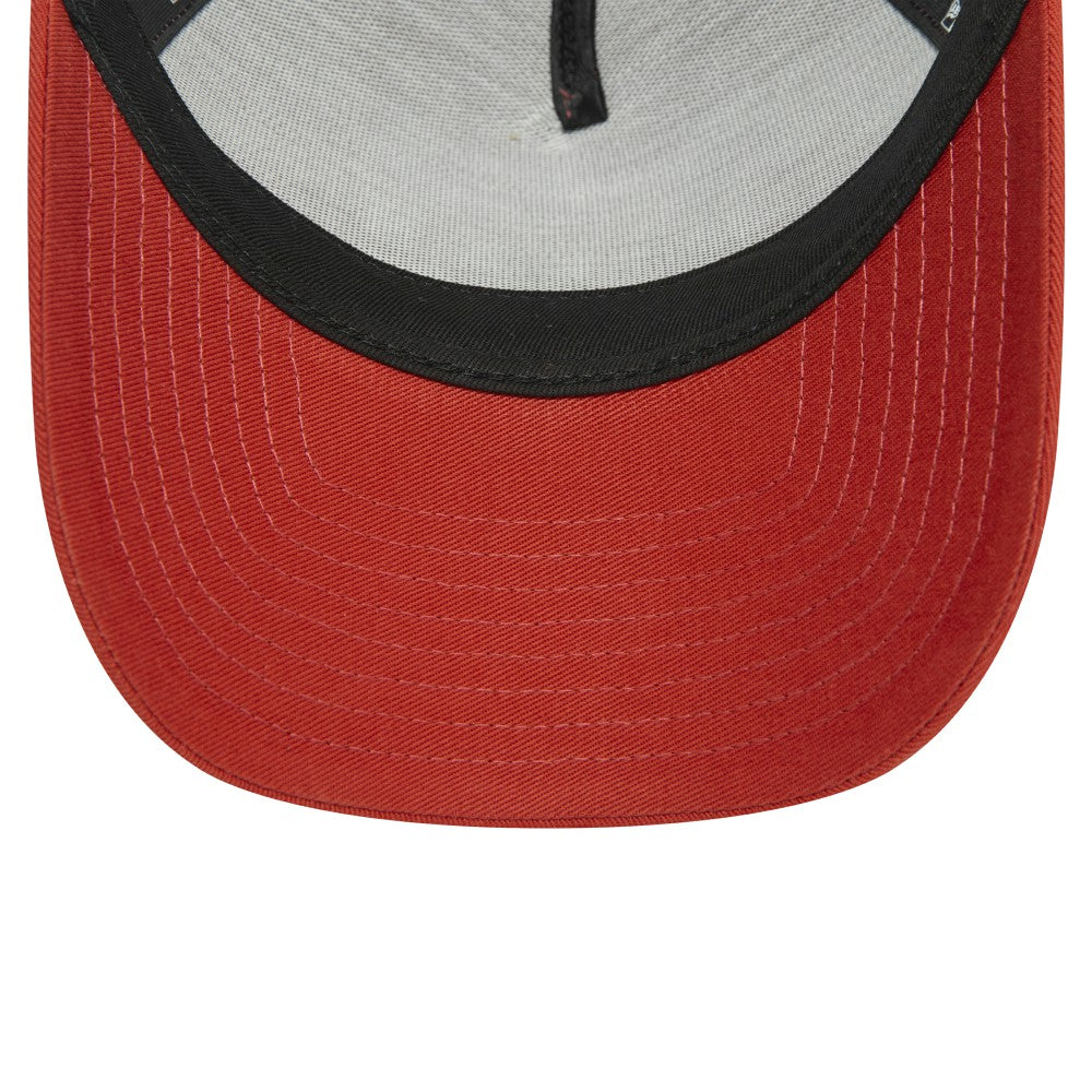 AC Milan New Era 9FORTY A-Frame Trucker Adjustable Hat on sale - Brown 