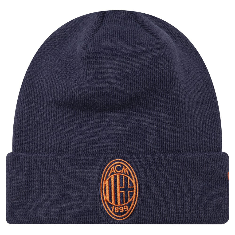 AC Milan New Era Seasonal Cuffed Knit Hat on sale - Navy 