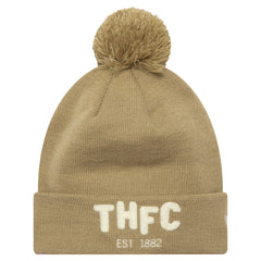 Tottenham Hotspur New Era Boucle Cuffed Knit Hat with Pom Sale - Tan 