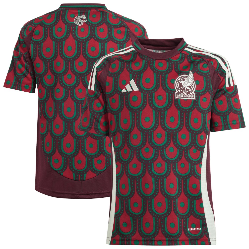 Mexico National Team Youth 2024 Home Replica Jersey for sale - Burgundy 
