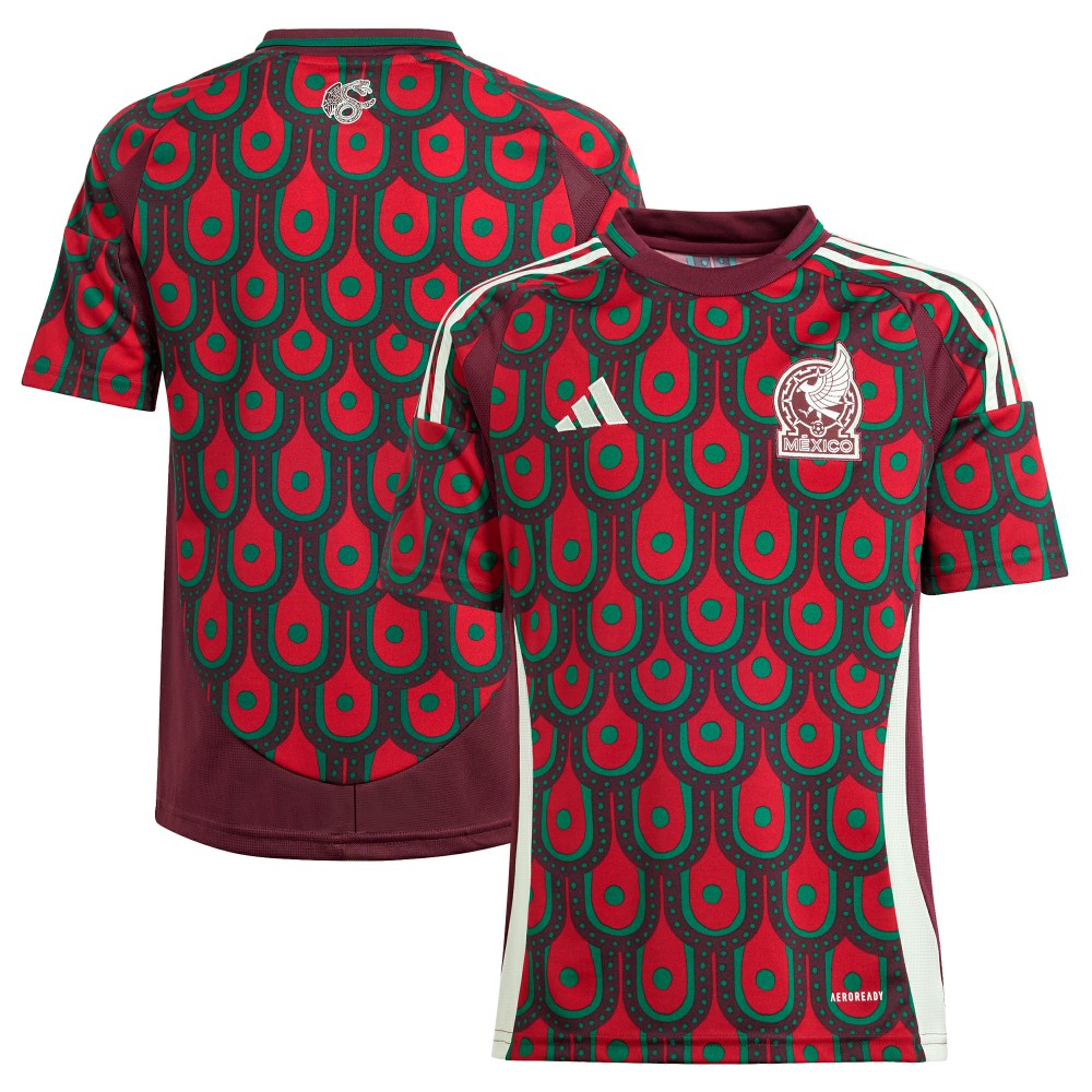 Mexico National Team Youth 2024 Home Replica Jersey for sale - Burgundy 