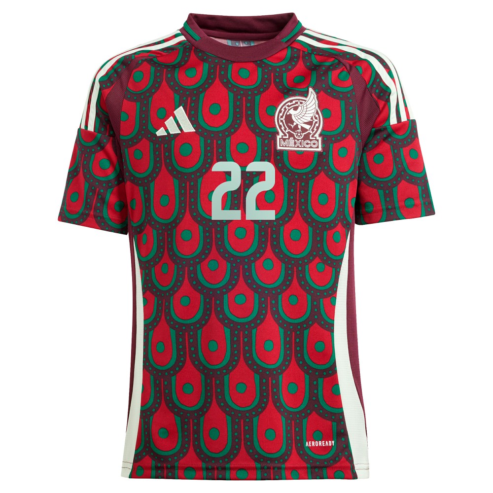 Hirving Lozano Mexico National Team Youth 2024 Home Replica Player Jersey for sale - Green 