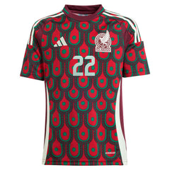 Hirving Lozano Mexico National Team Youth 2024 Home Replica Player Jersey for sale - Green 