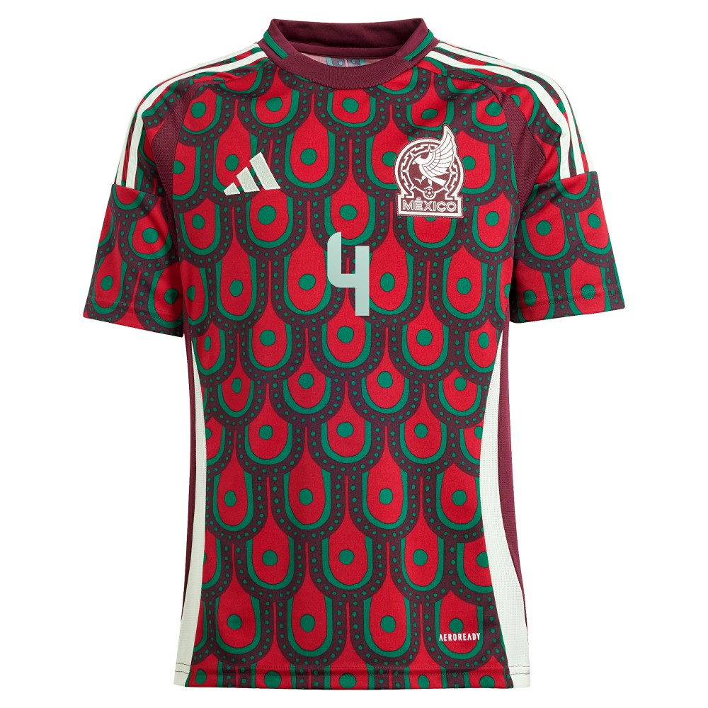 Edson Alvarez Mexico National Team Youth 2024 Home Replica Player Jersey for sale - Burgundy 