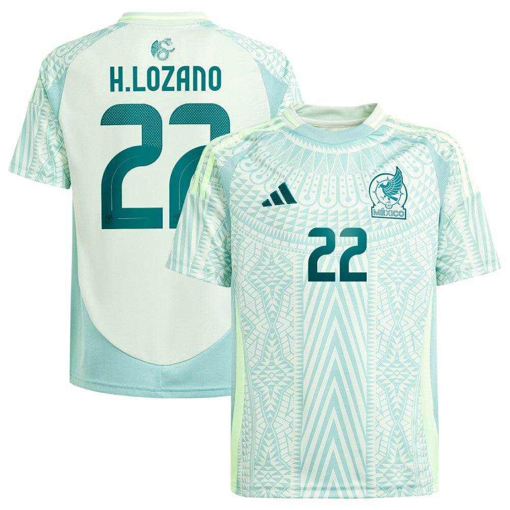 Hirving Lozano Mexico National Team Youth 2024 Away Replica Player Jersey for sale - Green 