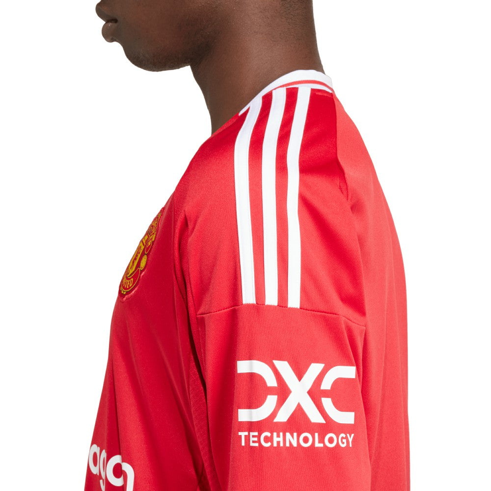 Manchester United 2024/25 Home Long Sleeve Replica Jersey Discount - Red 