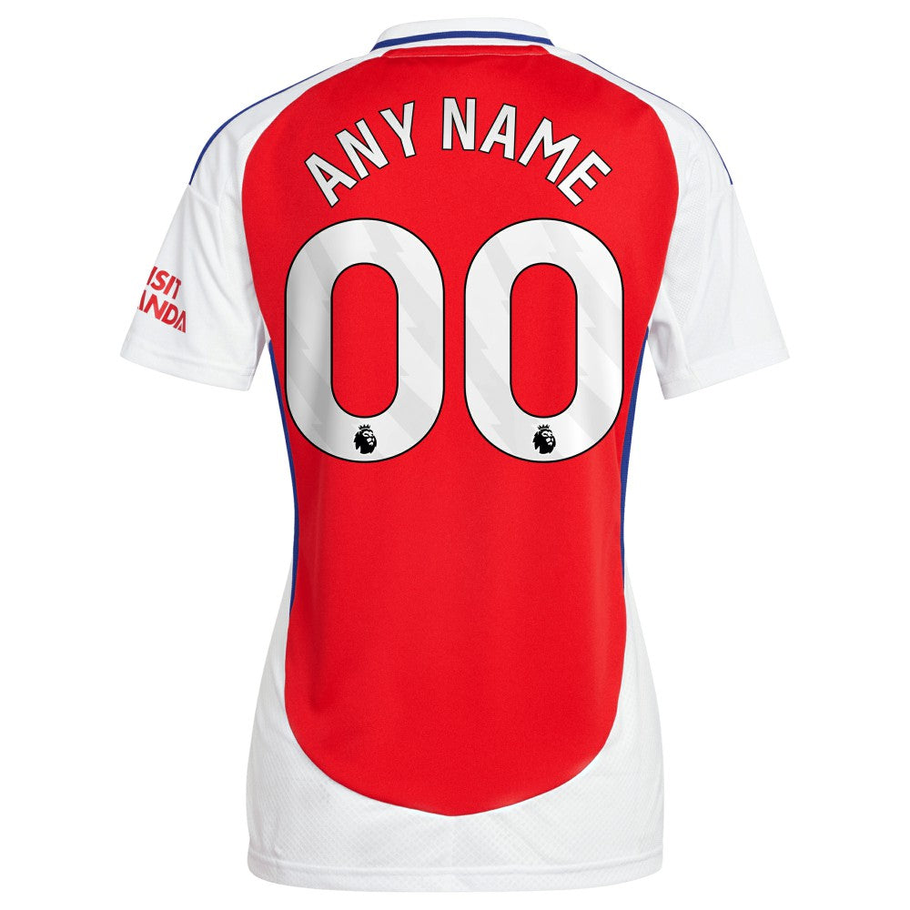 Arsenal Women's 2024/25 Home Replica Custom Jersey – Red 