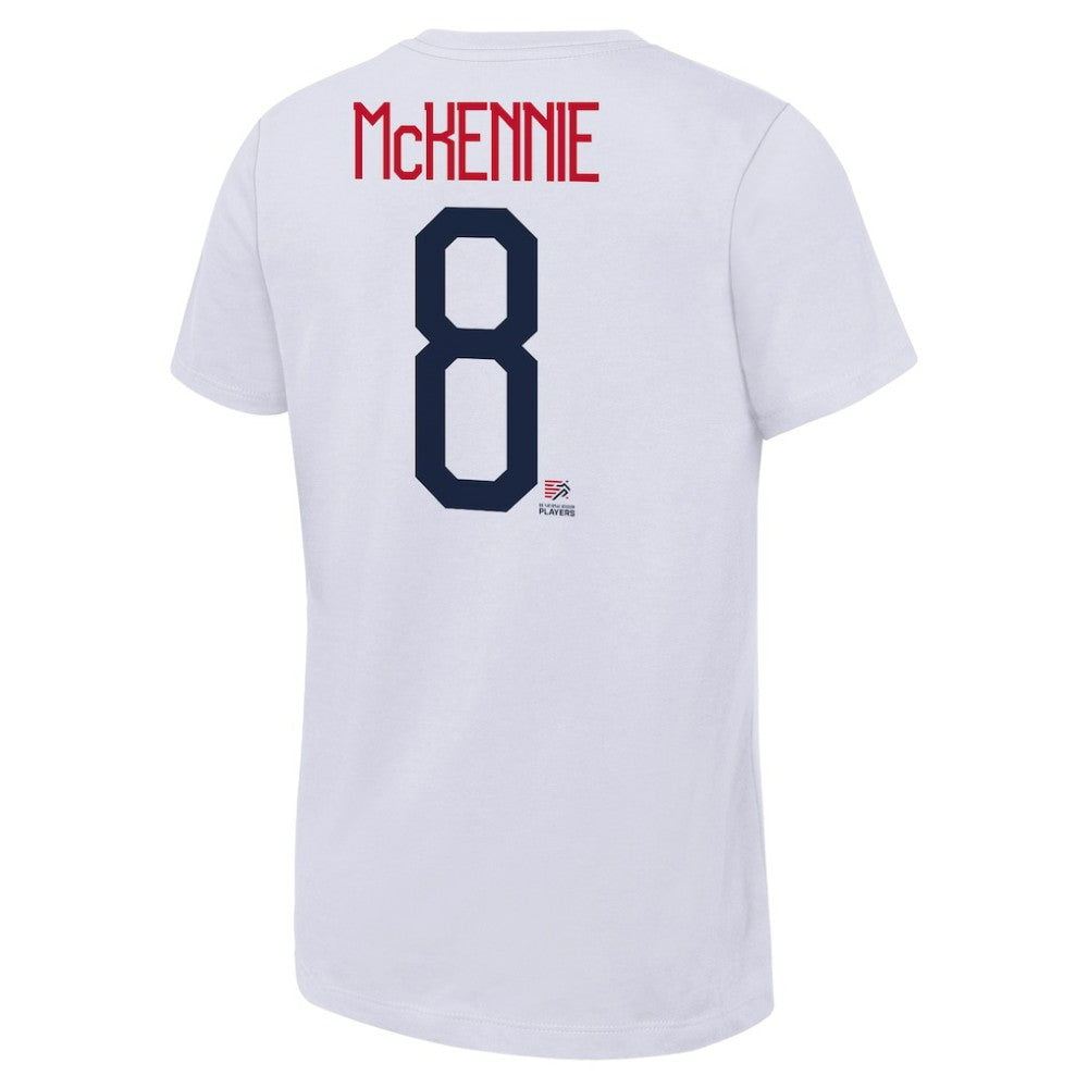 Weston McKennie USMNT Women's Name & Number T-Shirt on sale - White 