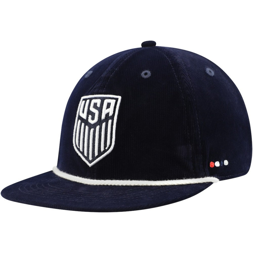 USMNT Unisex Snow Beach Corduroy Adjustable Hat on sale - Navy 