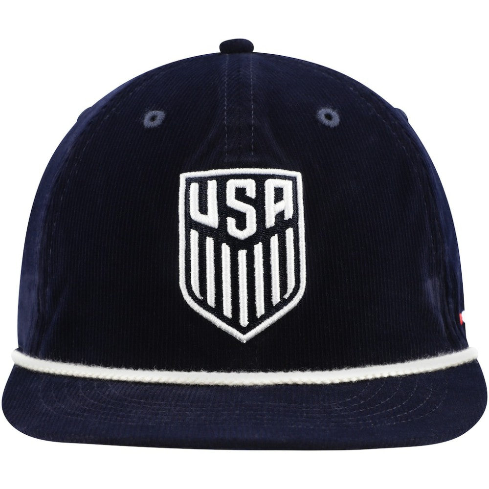 USMNT Unisex Snow Beach Corduroy Adjustable Hat on sale - Navy 
