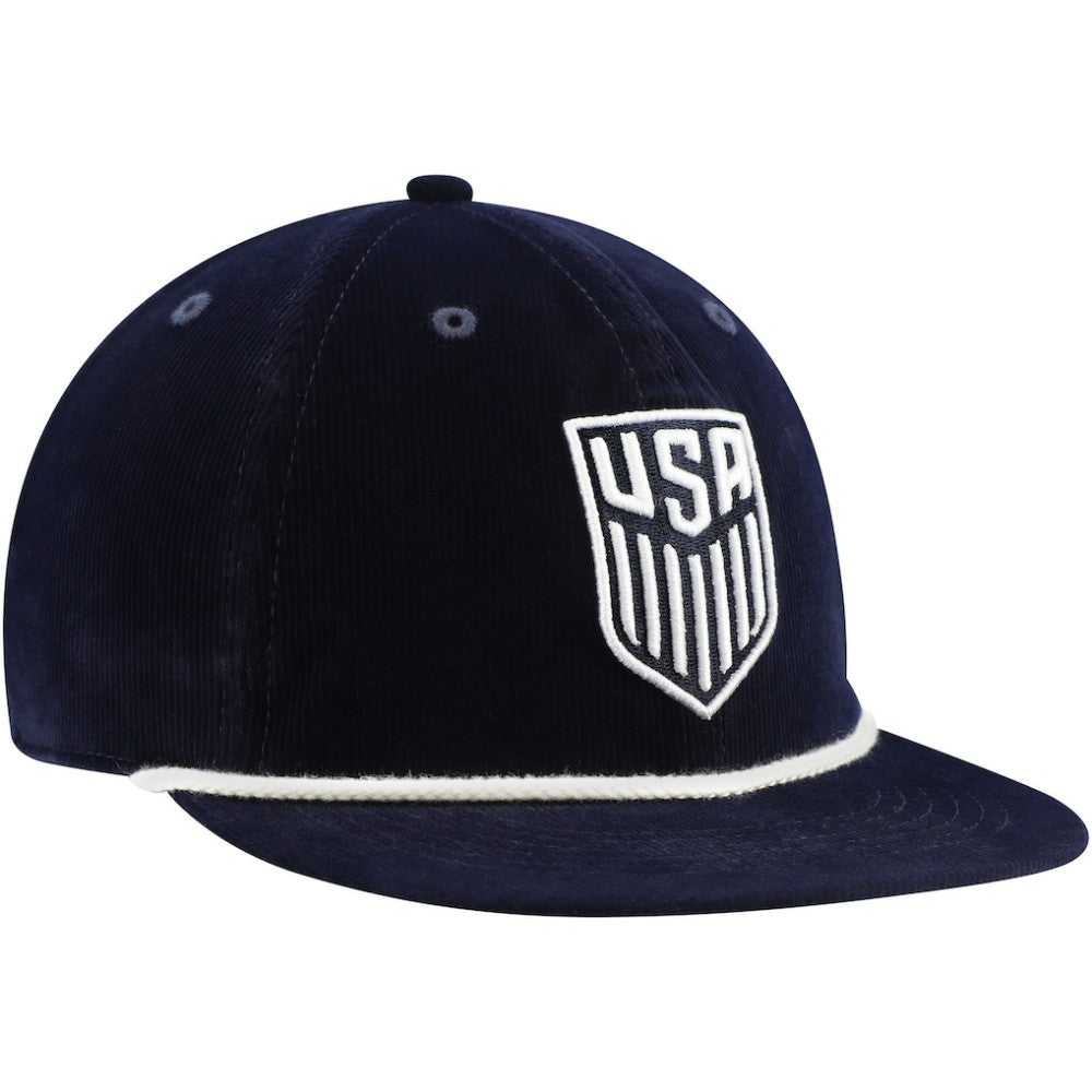 USMNT Unisex Snow Beach Corduroy Adjustable Hat on sale - Navy 