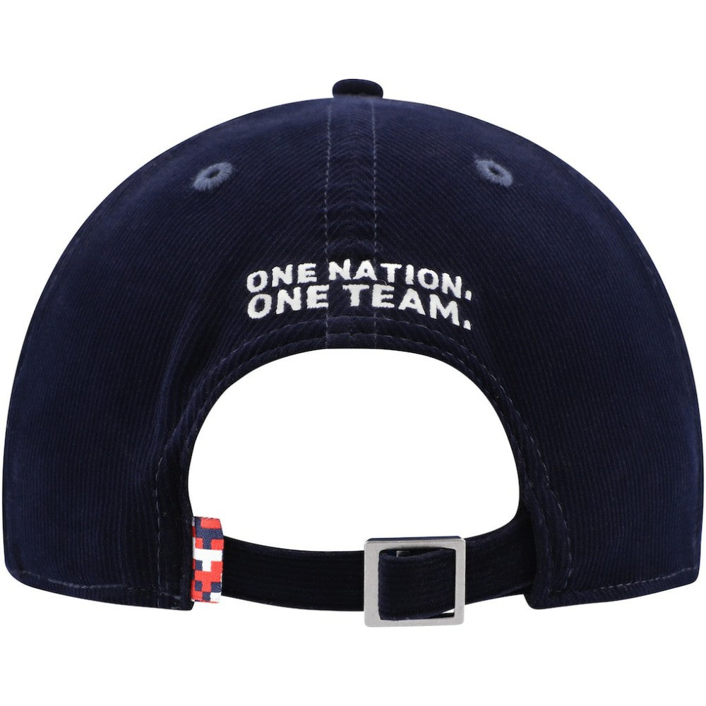USMNT Unisex Snow Beach Corduroy Adjustable Hat on sale - Navy 