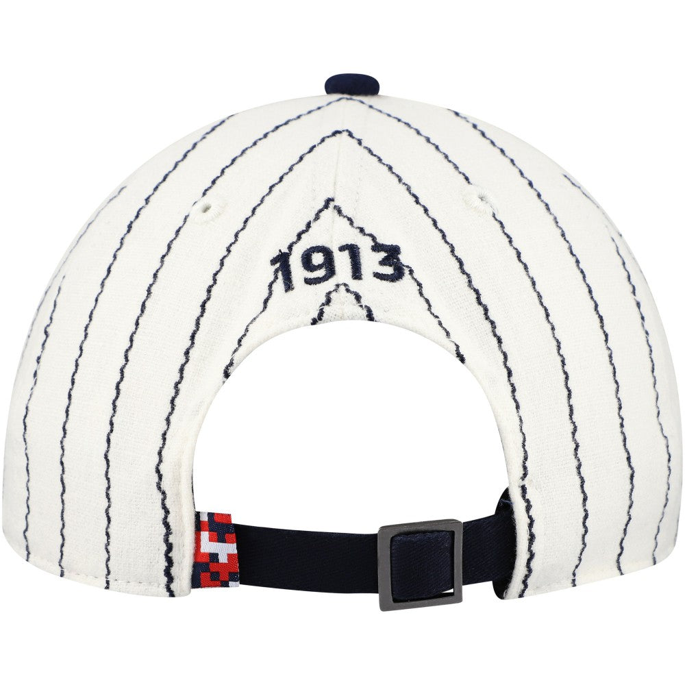 USMNT Fan Ink Unisex Yankee Adjustable Hat for sale - White/Navy 