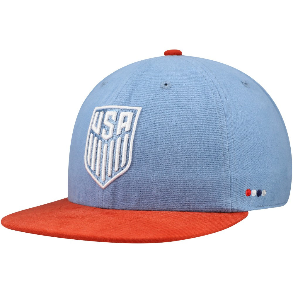 USMNT Unisex Swingman Adjustable Hat for sale - Light Blue/Red 