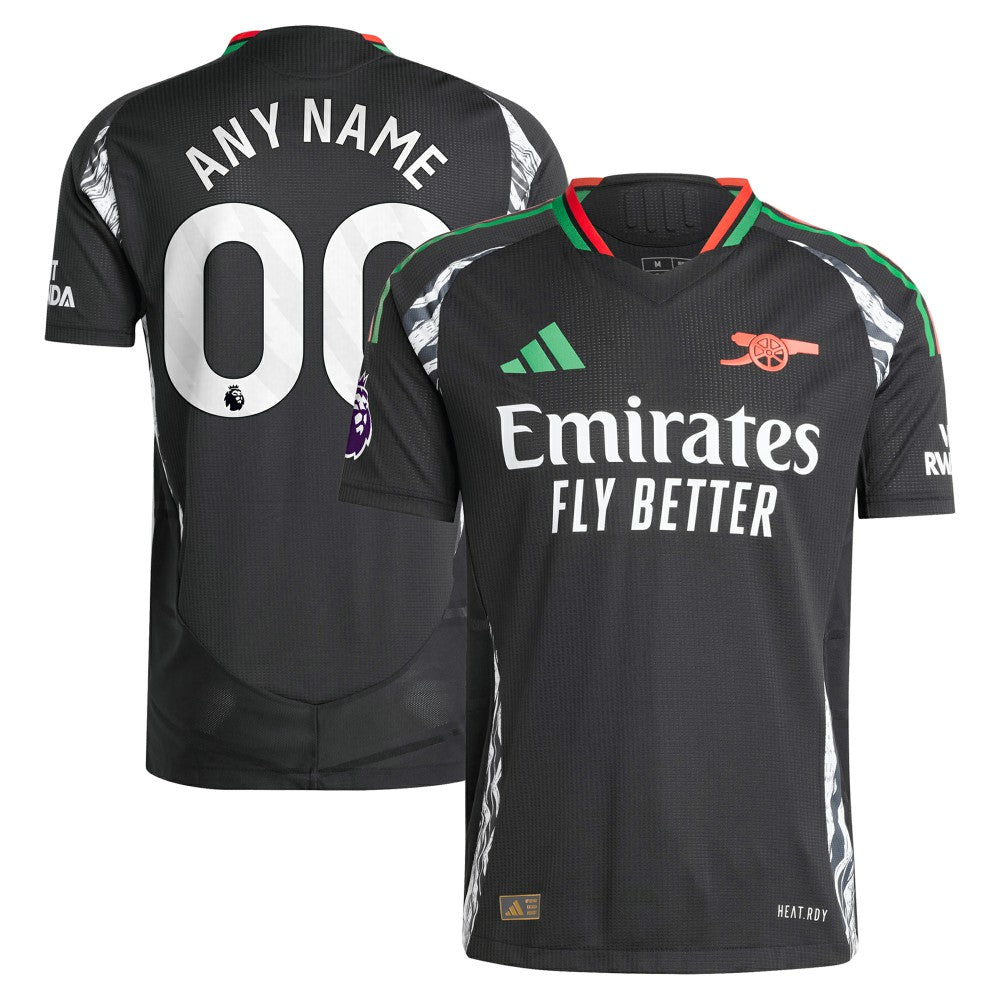 Arsenal 2024/25 Away Custom Jersey on sale - Black 