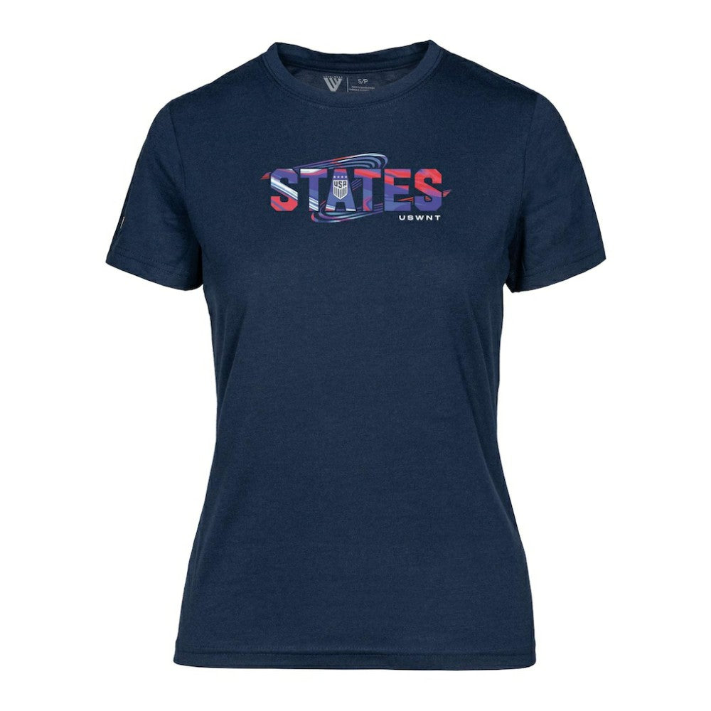 USWNT Levelwear Women's Maddox T-Shirt  on sale - Navy 