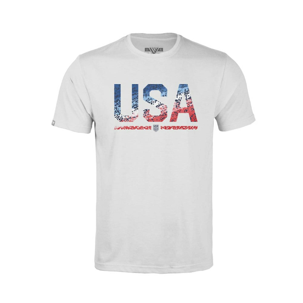USMNT Levelwear Youth Little Richmond T-Shirt on sale - White 