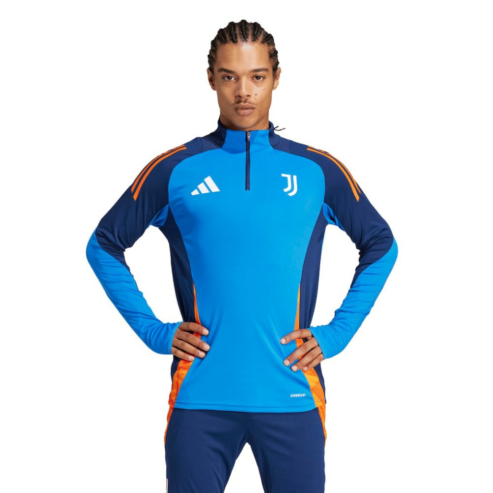 Juventus 2024/25 AEROREADY Raglan Quarter-Zip Training Top Discount - Blue 