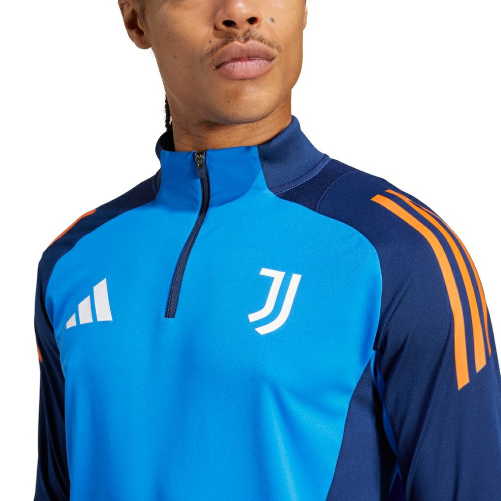 Juventus 2024/25 AEROREADY Raglan Quarter-Zip Training Top Discount - Blue 