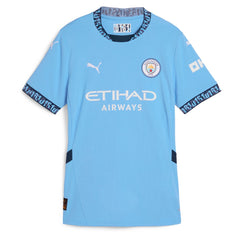 Manchester City Women's 2024/25 Home Replica Jersey Discount - Light Blue 