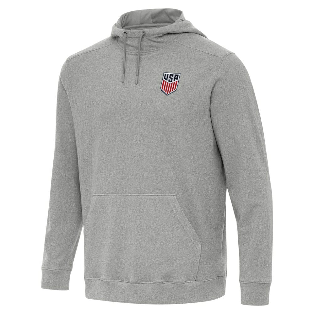 USMNT Antigua Cloud Pullover Hoodie on sale - Heather Gray 